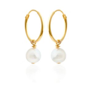 Susanne Friis Bjørner - Øreringe i forgyldt 5630-2