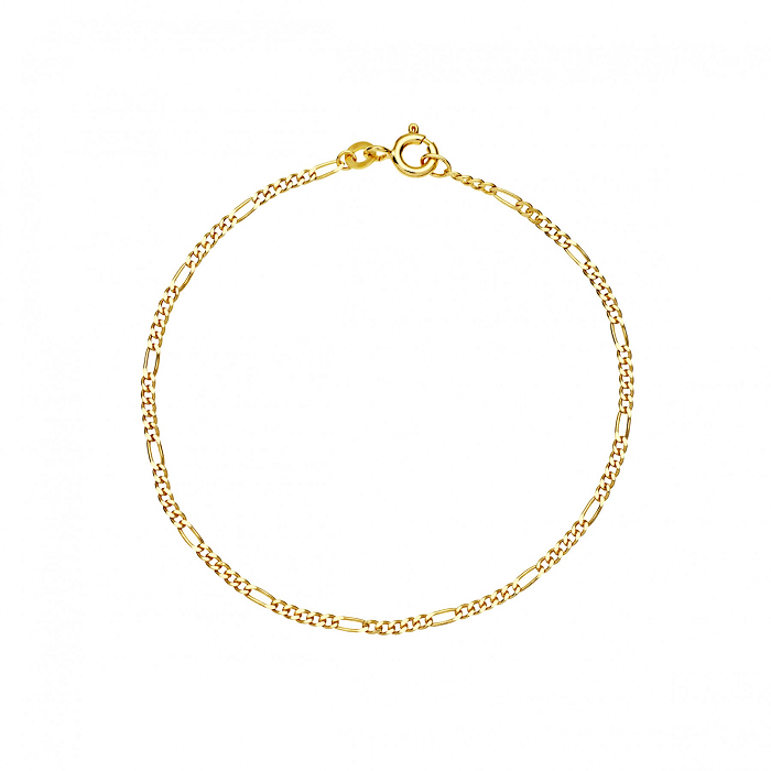 Lund Copenhagen 8 Kt. Figaro Armbånd 3619118