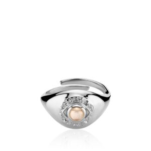 Sistie - Hanna Martine X Sistie peach ring  i sølv