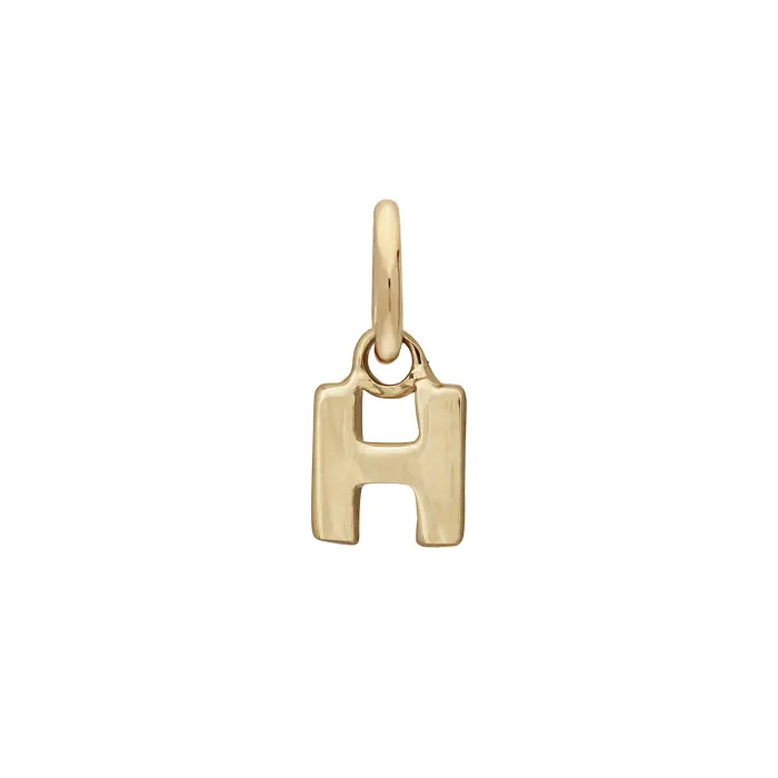 Siersbøl - 14 kt. guld bogstav H