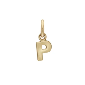 Siersbøl - 14 kt. guld bogstav P